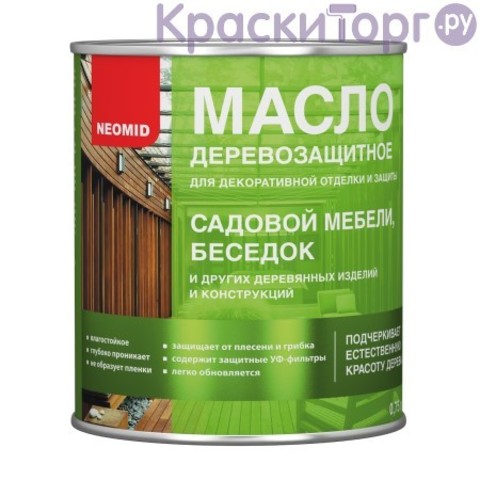 Масло для мебели и беседок Neomid / Неомид