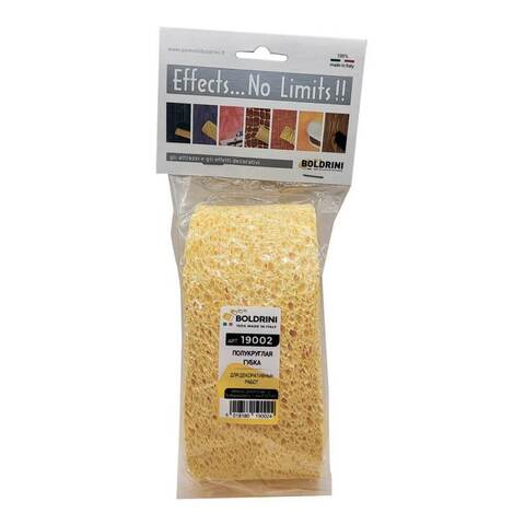 Губка целлюлозная полукруглая для декоративных штукатурок и лессировок Boldrini / Болдрини