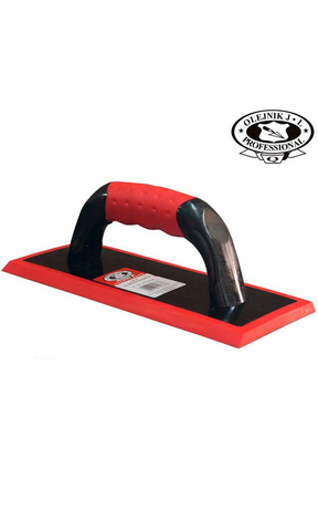 Кельма-шпатель для затирки с ручкой 2К Olejnik Rubber / Олейник