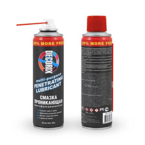 Смазка аэрозольная проникающая, многофункциональная Decorix / Декорикс