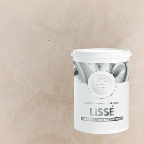 Декоративная штукатурка с эффектом блестящего шелка Vincent Decor Lisse / Винсент Декор Лиссе