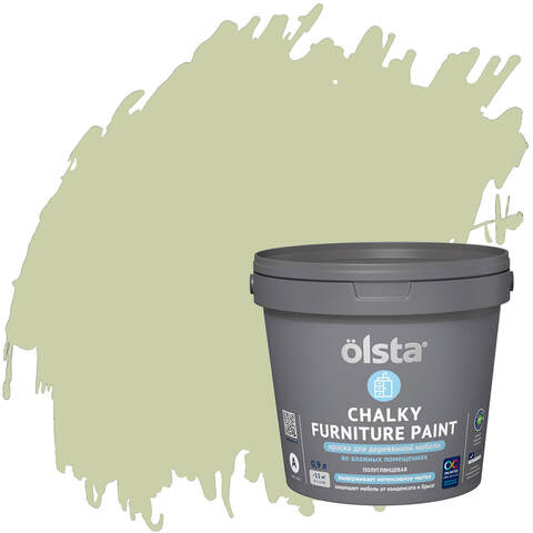 Краска для деревянной мебели кухонь и ванных Olsta Chalky Furniture Paint / Ольста
