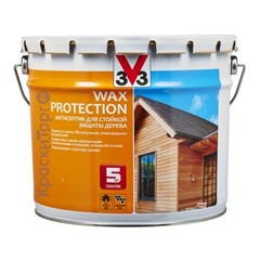 Антисептик для стойкой защиты дерева V33 Wax Protection