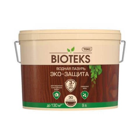 Водная лазурь для древесины Bioteks / Биотекс Эко-защита