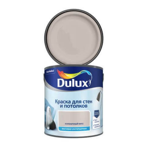 Краска интерьерная для стен и потолков матовая Dulux / Дюлакс