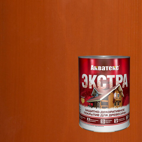 Защитно-декоративное покрытие для древесины Акватекс Экстра