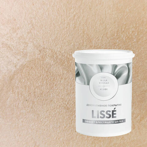 Декоративная штукатурка с эффектом блестящего шелка Vincent Decor Lisse / Винсент Декор Лиссе