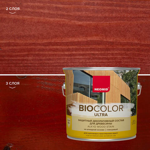 Состав защитный для древесины Neomid Bio Color Ultra / Неомид Био Колор Ультра