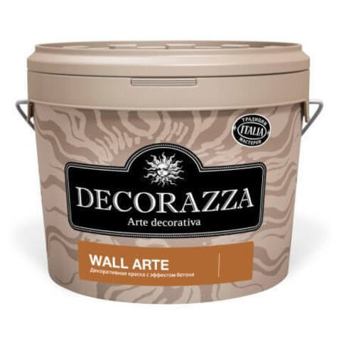 Краска декоративная с эффектом гладкого художественного бетона Decorazza Wall Arte / Декорацца