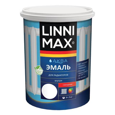 Эмаль для радиаторов Linnimax Аква / Линнимакс