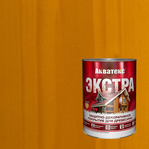 Защитно-декоративное покрытие для древесины Акватекс Экстра