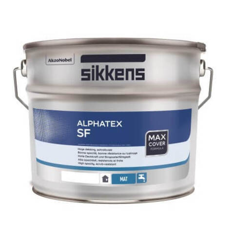 Краска для стен и потолков Sikkens Alphatex SF / Сиккенс Альфатекс СФ матовая