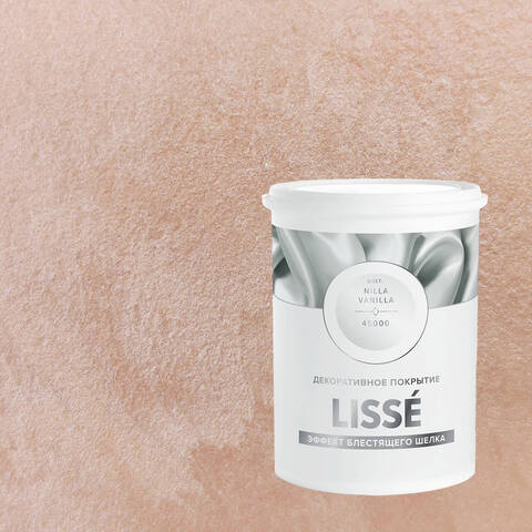 Декоративная штукатурка с эффектом блестящего шелка Vincent Decor Lisse / Винсент Декор Лиссе