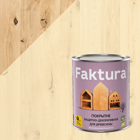 Антисептик для деревянных фасадов Faktura / Фактура глянцевый