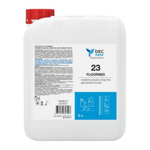 Универсальное средство для мойки полов DEC PROF 23 Floornex / ДЭК Проф