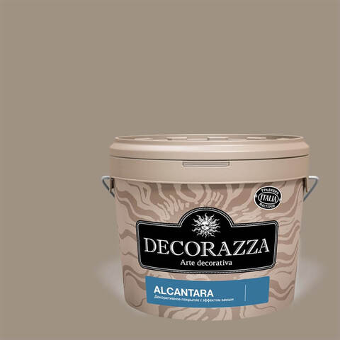 Декоративная штукатурка с эффектом замши и нубука Decorazza Alcantara / Декорацца Алькантара