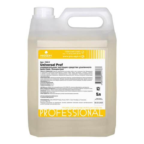 Универсальное моющее и чистящее средство Prosept Universal Prof / Просепт Универсал Проф