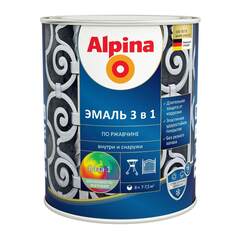 Эмаль по ржавчине 3 в 1 Alpina / Альпина