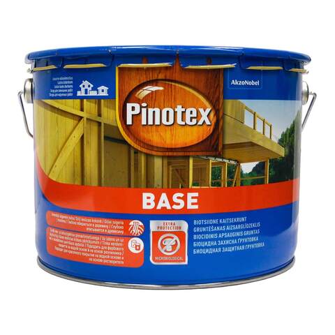 Грунт-антисептик для дерева Pinotex Base / Пинотекс Бейс
