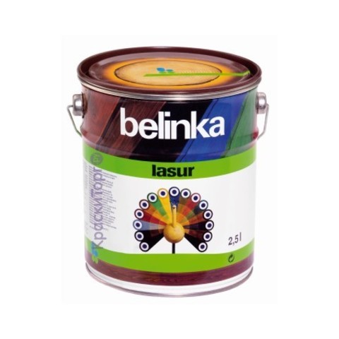 Декоративное лазурное покрытие для древесины Belinka Lasur / Белинка Лазурь