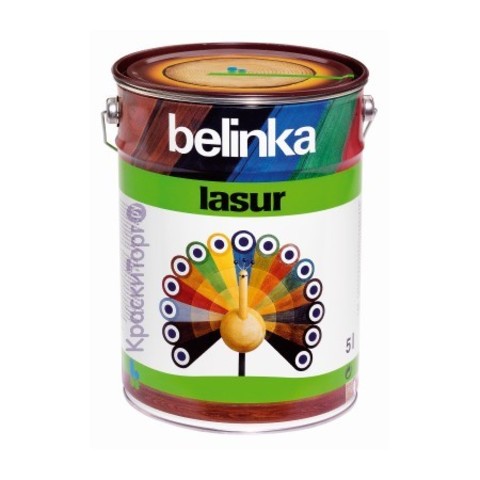 Декоративное лазурное покрытие для древесины Belinka Lasur / Белинка Лазурь