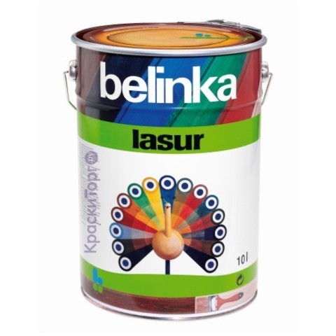 Декоративное лазурное покрытие для древесины Belinka Lasur / Белинка Лазурь