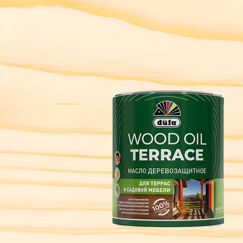 Масло деревозащитное для террас и садовой мебели Dufa Wood Oil Terrace / Дюфа Вуд Ойл