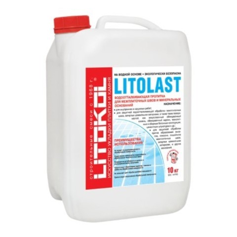 Пропитка водоотталкивающая для швов, гидрофобизатор Litokol Litolast / Литокол Литоласт