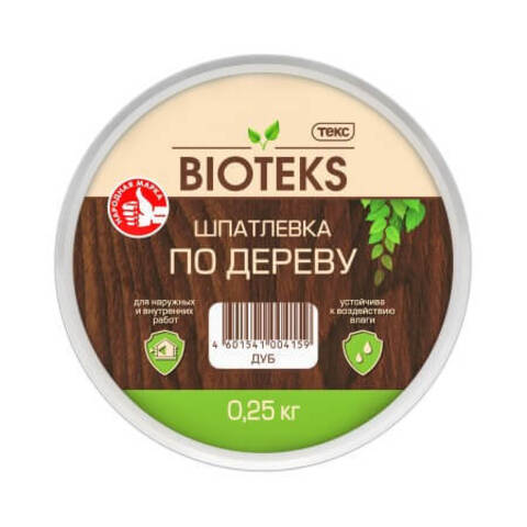 Шпатлевка по дереву Bioteks / Биотекс