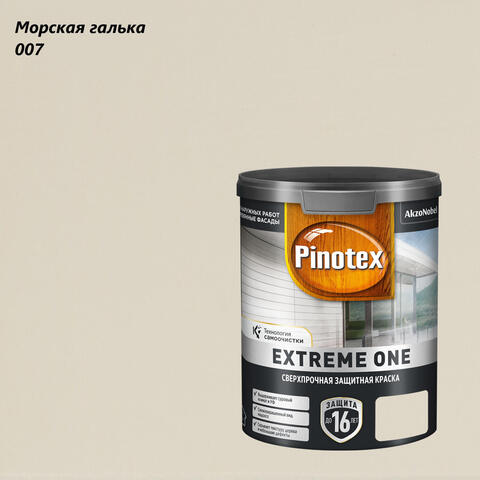 Краска сверхпрочная для деревянных фасадов Pinotex Extreme One / Пинотекс Экстрим Уан