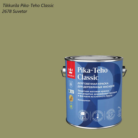 Краска для деревянных фасадов Tikkurila Pika-Teho Classic / Тиккурила Пика-Техо Классик