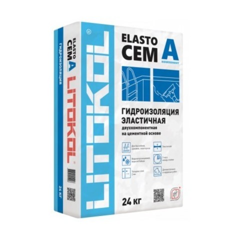 Гидроизоляционный эластичный состав Litokol Elastocem / Литакол Эластоцем