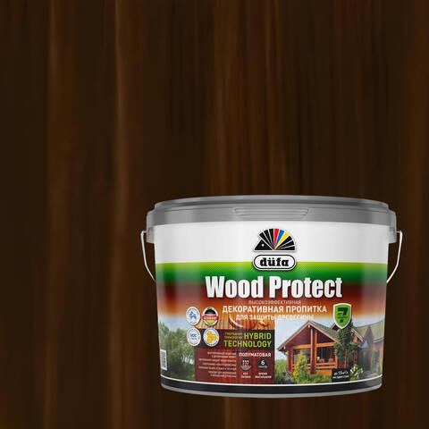 Декоративная пропитка для древесины Dufa Wood Protect / Дюфа Вуд Протект