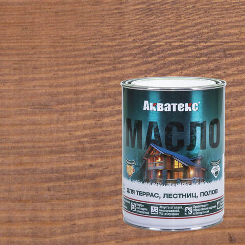 Масло для террас, лестниц и полов Акватекс
