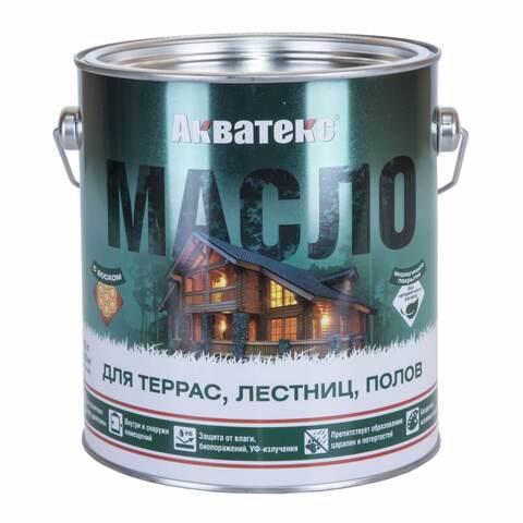 Масло для террас, лестниц и полов Акватекс