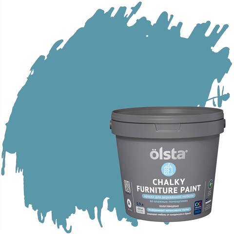 Краска для деревянной мебели кухонь и ванных Olsta Chalky Furniture Paint / Ольста