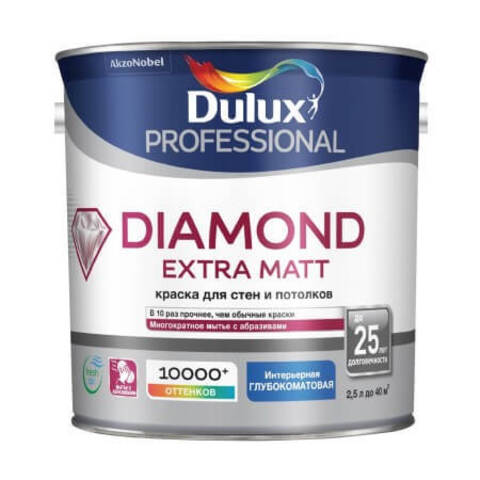 Покраска стен dulux diamond extra matt