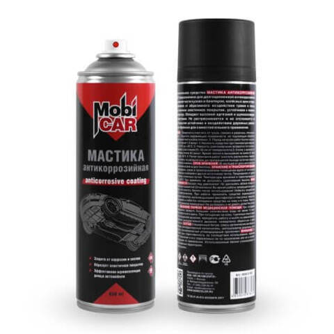 Мастика антикоррозийная битумная черная MobiCAR / Мобикар