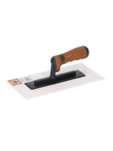 Кельма пластиковая с ручкой из пробки Olejnik Master / Олейник