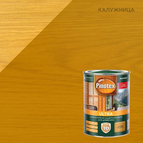 Лазурь защитная с воском для древесины Pinotex Ultra / Пинотекс Ультра