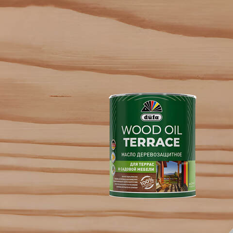 Масло деревозащитное для террас и садовой мебели Dufa Wood Oil Terrace / Дюфа Вуд Ойл