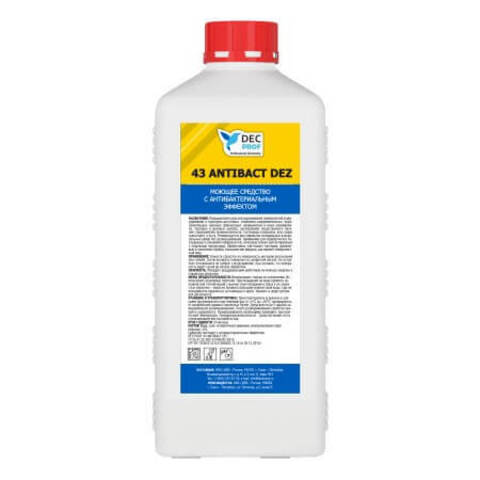 Дезинфицирующее средство DEC PROF 43 Antibact Dez / ДЭК Проф