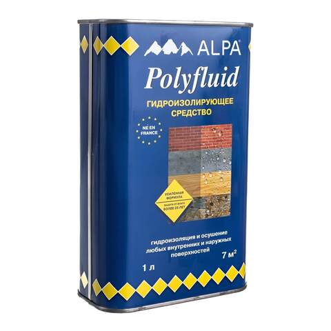 Средство для гидроизоляции пропиточное Alpa Polyfluid / Альпа Полифлюид