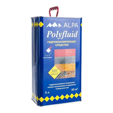 Средство для гидроизоляции пропиточное Alpa Polyfluid / Альпа Полифлюид