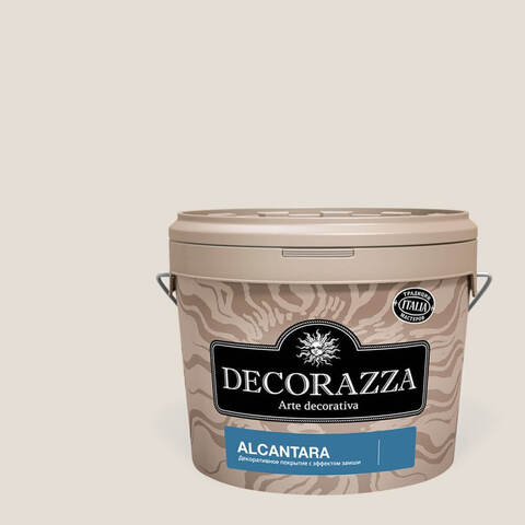 Декоративная штукатурка с эффектом замши и нубука Decorazza Alcantara / Декорацца Алькантара