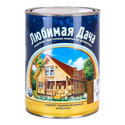 Защитно-декоративное покрытие для древесины Любимая Дача