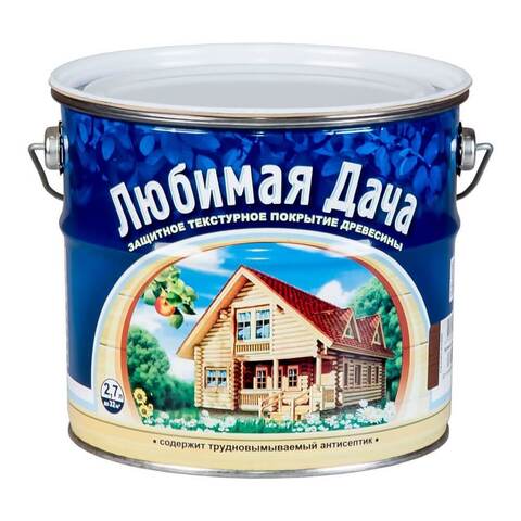 Защитно-декоративное покрытие для древесины Любимая Дача