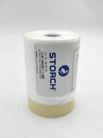 Пленка защитная с белой малярной лентой Storch Profi CQ Folie / Шторх