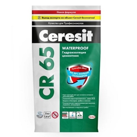 Гидроизоляционная масса цементная Ceresit CR 65 WaterProof / Церезит CR 65