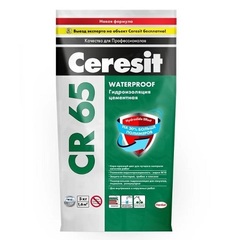 Гидроизоляционная масса цементная Ceresit CR 65 WaterProof / Церезит CR 65